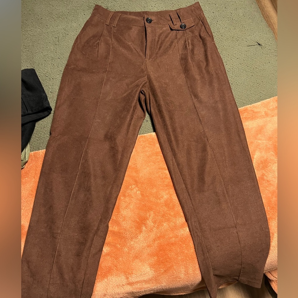 Brown dress pants